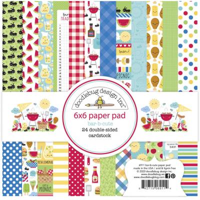 Doodlebug Bar-B-Cute Designpapier - Paper Pad
